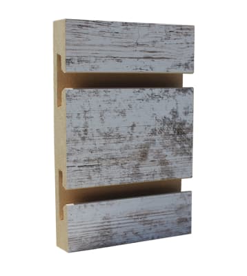 White Wash Fence Melamine Slatwall Fixture Depot