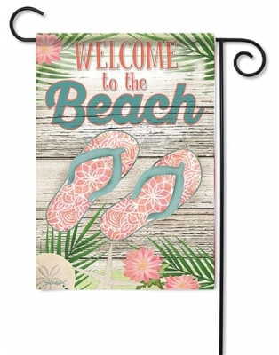 Beach Welcome Decorative Garden Flag