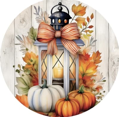 Pumpkin Lantern Accent Magnet