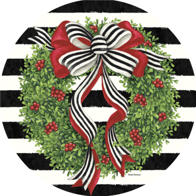 Holiday Stripes Accent Magnet
