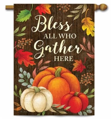 Bless & Gather Decorative House Flag