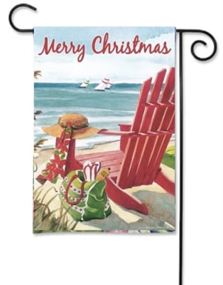 Coastal Christmas Decorative Garden Flag