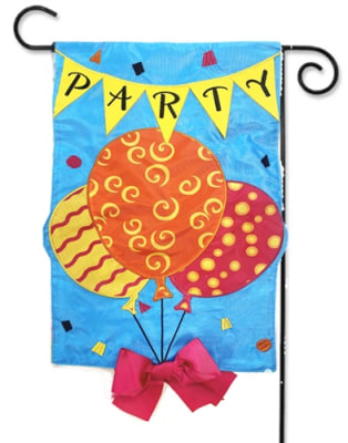 Party Applique Garden Flag