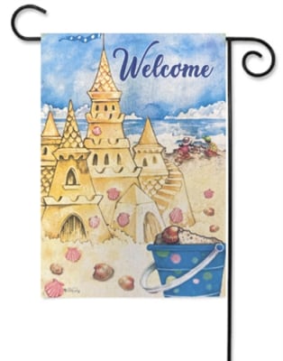 Sand Castle Decorative Garden Flag