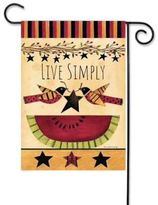 Live Simply Decorative Garden Flag