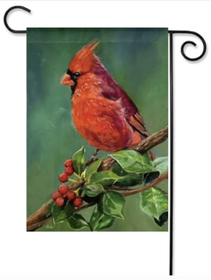 Cardinal Decorative Garden Flag