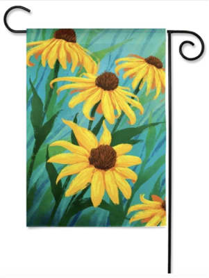 Black-Eyed Susies Decorative Garden Flag