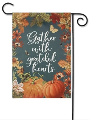 Fall Garden Gather Decorative Garden Flag
