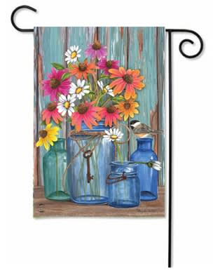 Farm Fresh Flowers Decorative Garden Flag