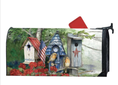 Nature Home Patriotic MailWraps Mailbox Cover