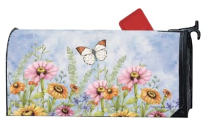 Flutterby Garden MailWraps Mailbox Cover