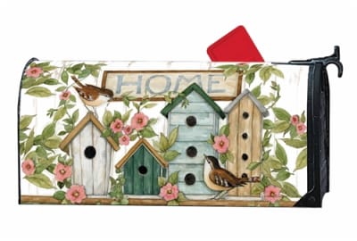 Birdhouses MailWraps Mailbox Cover