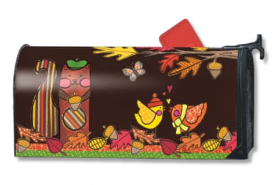 Squirrelly Friends MailWraps Magnetic Mailbox Cover