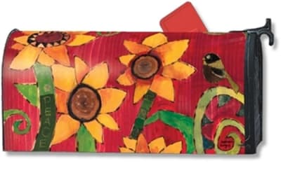 Peace Sunflower MailWraps Magnetic Mailbox Cover