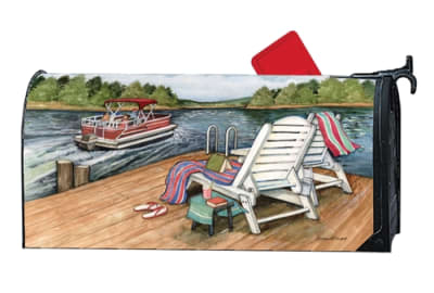 Lake Weekend MailWraps Mailbox Cover