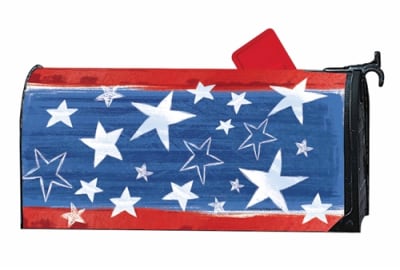Patriotic Stars MailWraps Mailbox Cover