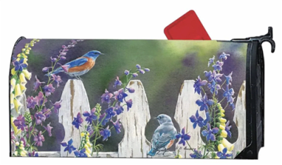 Bluebird Song MailWraps Mailbox Cover