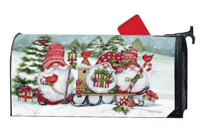 Christmas Gnome MailWraps Mailbox Cover