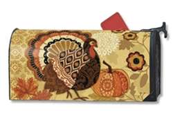 Turkey Time MailWraps Magnetic Mailbox Cover Jennifer Brinley