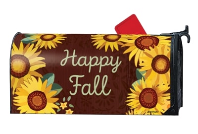 Sunflower Heart MailWraps Mailbox Cover