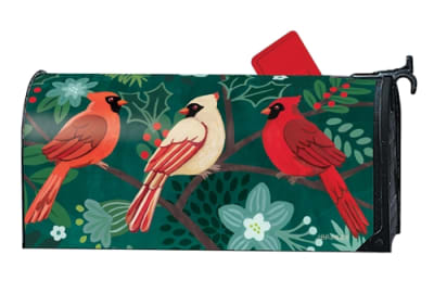 Boho Cardinals MailWraps Mailbox Cover