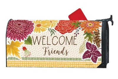 Autumn Floral MailWraps Mailbox Cover