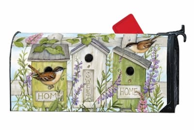 Birdhouse Vines MailWraps Mailbox Cover