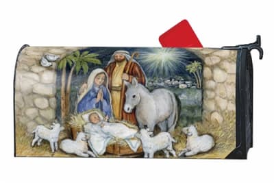 Silent Night  MailWraps Mailbox Cover
