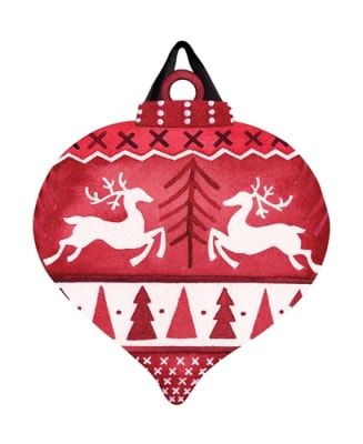 Nordic Deer PVC Door Decor