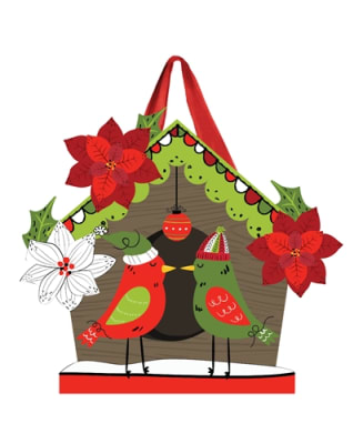 Snowbirds PVC Door Decor