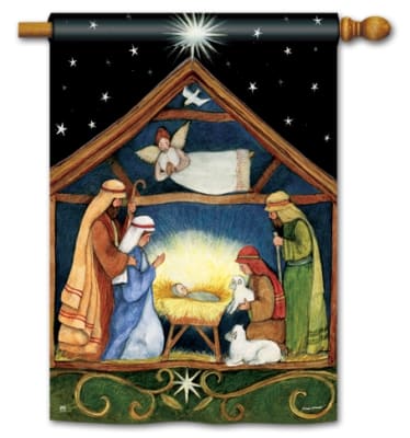 Bethlehem BreezeArt Decorative Standard House Flag