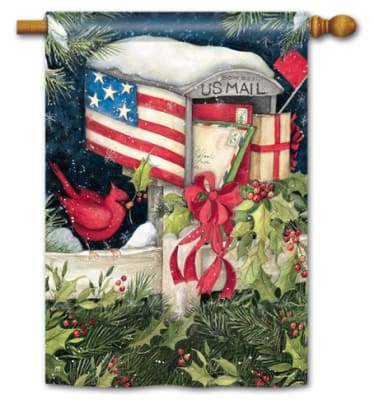 Christmas Cards BreezeArt Standard House Flag