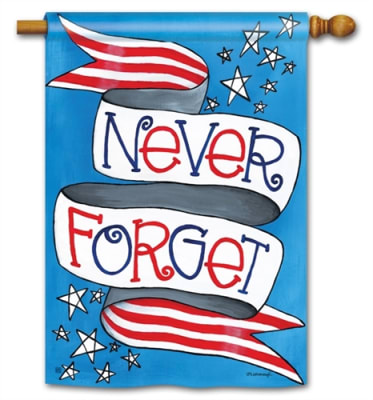 Patriotic Tribute BreezeArt Standard House Flag