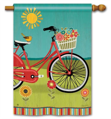 Summer Ride BreezeArt Standard House Flag