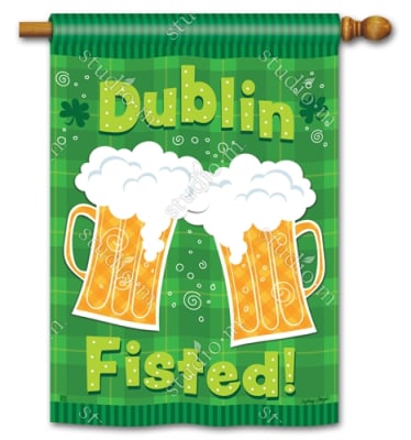 Dublin Fisted BreezeArt Standard House Flag
