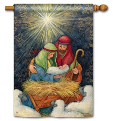 Behold The Child BreezeArt Standard House Flag