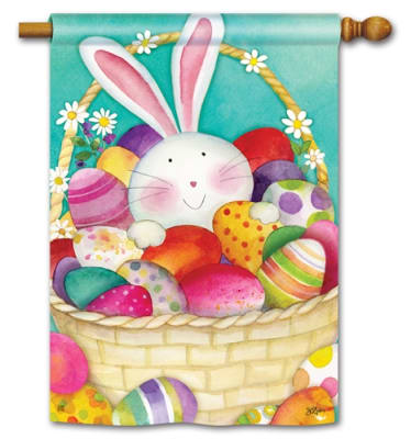 Easter Basket BreezeArt Standard House Flag