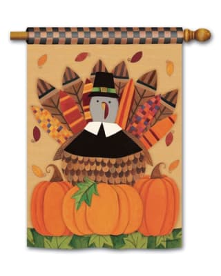 Pilgrim Turkey BreezeArt Standard House Flag