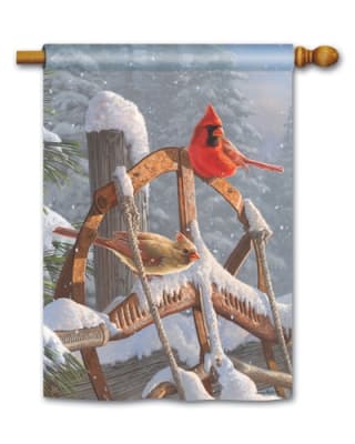 Fresh Snow BreezeArt Standard House Flag