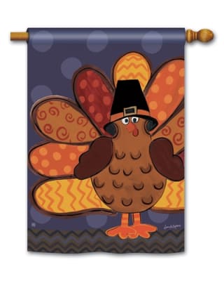 Tom Turkey BreezeArt Standard House Flag