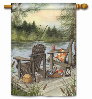 Lakeside Decorative Standard House Flag