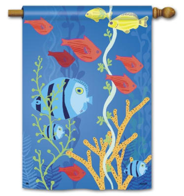 Underwater World Decorative Standard House Flag