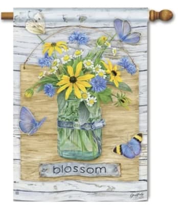 Blossom Jar  BreezeArt Standard House Flag