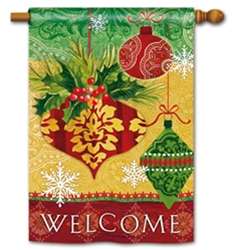 Victorian Ornaments Decorative Standard House Flag