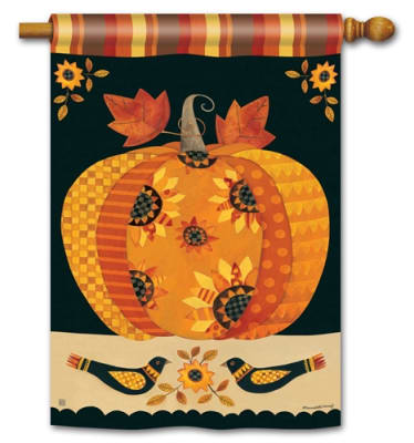 Primitive Harvest BreezeArt Standard House Flag