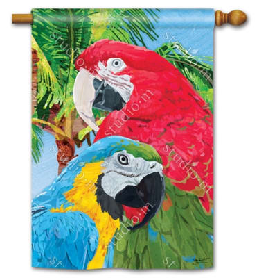 Tropical Beauties BreezeArt Standard House Flag