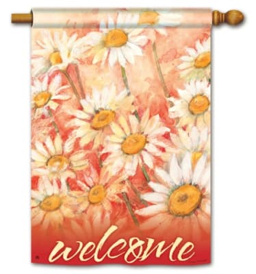 Daisy Field BreezeArt House Flag