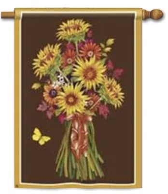 Sunflower Bouquet BreezeArt House Flag