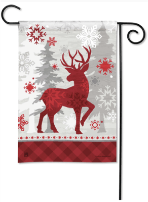 Snowed In BreezeArt Garden Flag