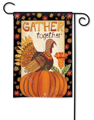 Gather Together BreezeArt Garden Flag